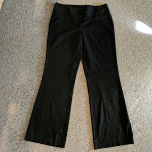 Maurice's dark grey trousers